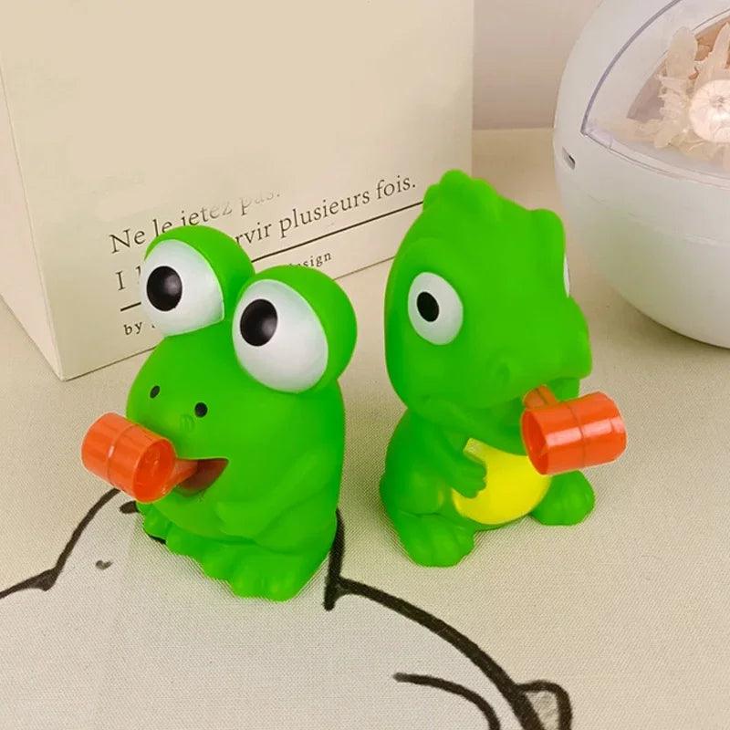 Children Creative Decompression Fidget Toys Pinch Frog Dinosaur Sticking Tongue Out Relieve Stress Toy Christmas Gifts For Kids - NTKSTORE