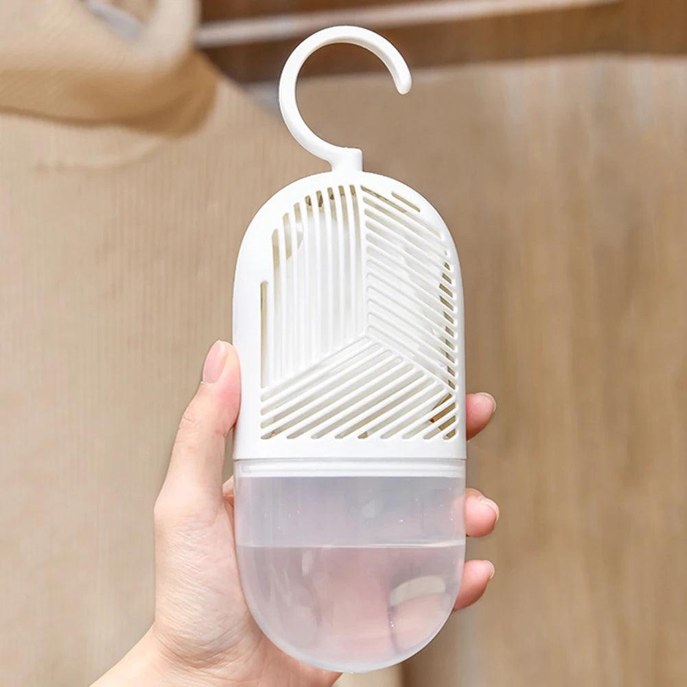 Clothes Dehumidification Box Reusable Hanging Dehumidifier Packs Anti-Mold with Water Collector&Hook for Wardrobe Closet Cabinet - NTKSTORE