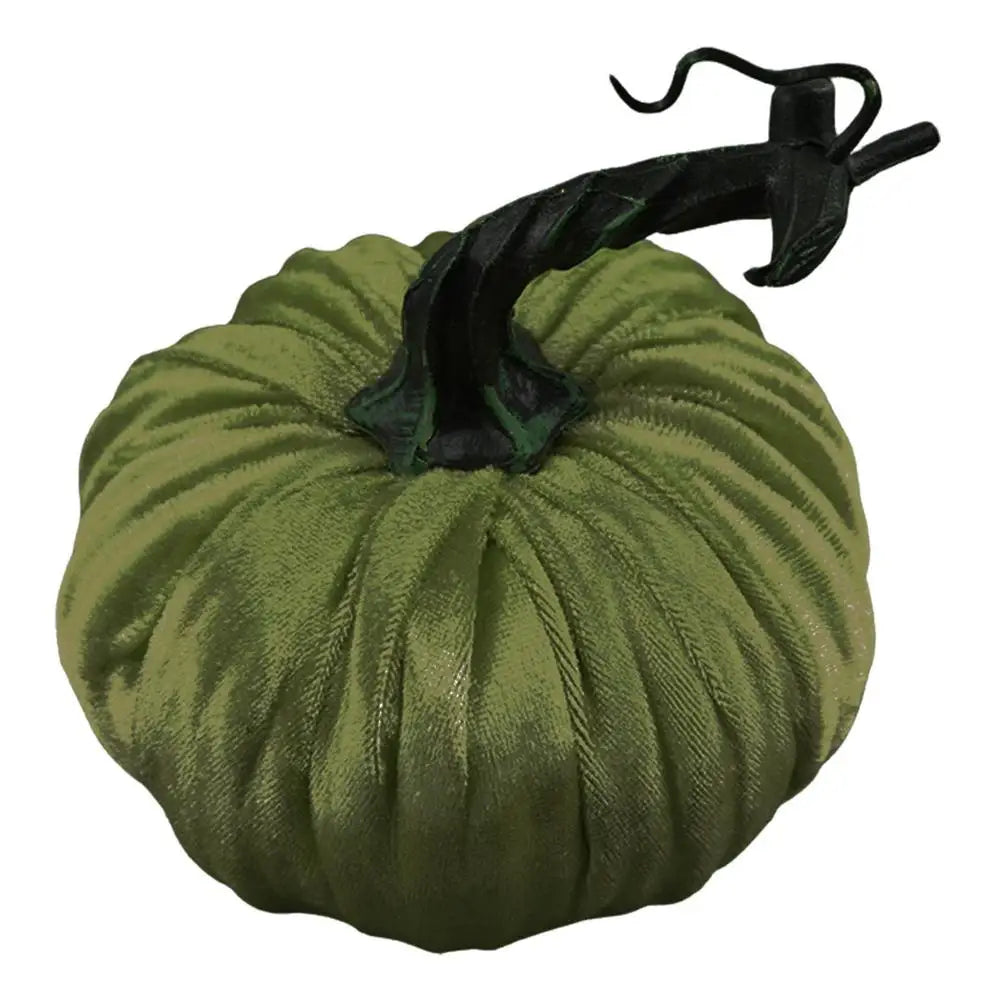 Fall Artificial Pumpkins Velvet Foam Pumpkin Thanksgiving Halloween Decoration Autumn Table Centerpiece Decorative Ornaments - NTKSTORE