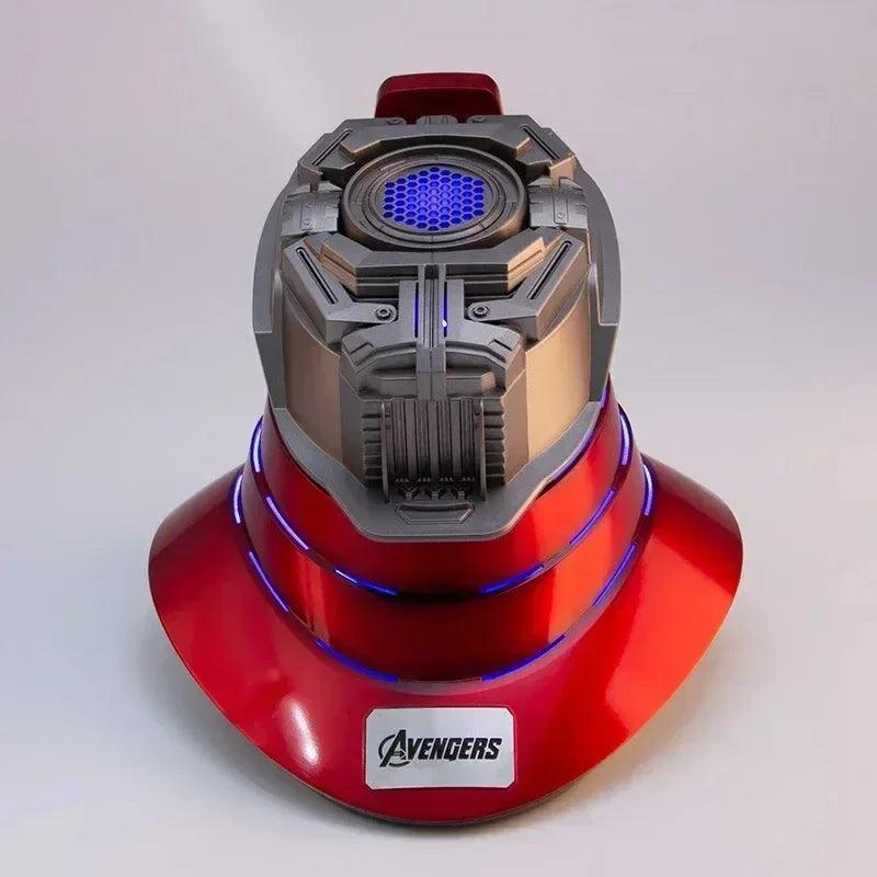 Iron Man Hot Toys Mk5 Autoking 1/1helmet Remote And Voice Control Iron Man Automatic Helmet Mask With Led Light Boy Gift Present - NTKSTORE