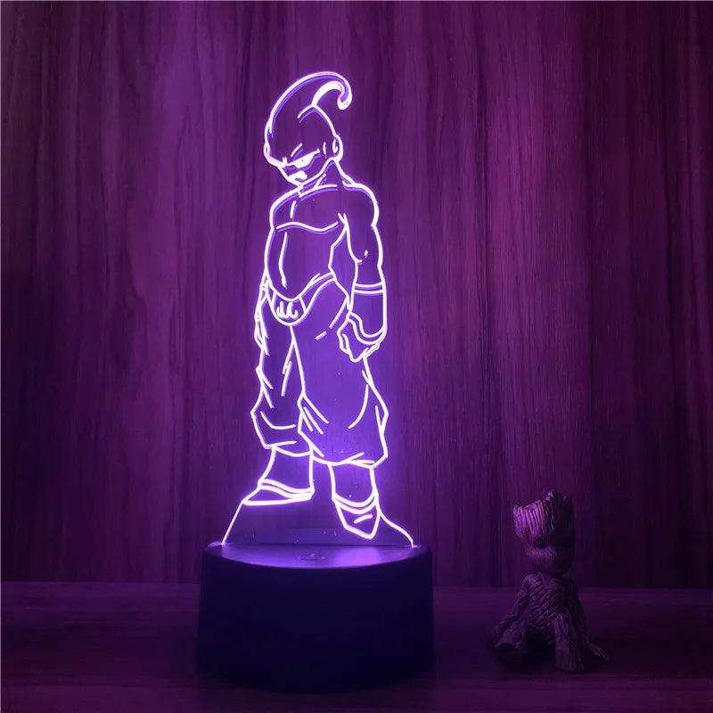 Anime Goku Vegeta Dragon Ball Z Super Saiyan 3D Lamp LED Night Light Goku Jiren Broly Table Lamp Gift 7 Colors - NTKSTORE