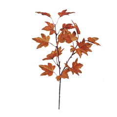 Artificial Leaves Kitchen Fall For Home Maple Stems Thanksgiving Leaves Outdoor Decor Branch Vase Flowers Artificial Tall - NTKSTORE