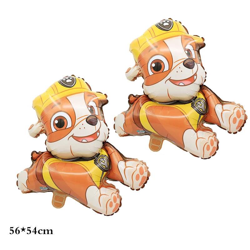 PAW Patrol Birthday Party Decorations Latex Aluminum Foil Balloons Disposable Tableware Kids Event Supplies Chase Marshall Skye - NTKSTORE