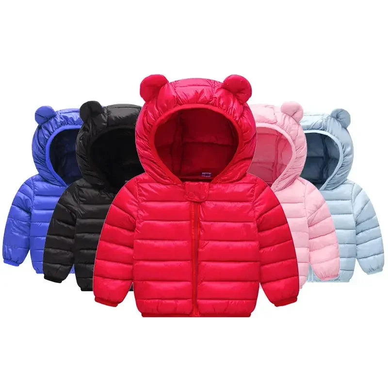 Autumn Winter Jacket For Girls Coat Kids Warm Hooded Outerwear Children Clothes Infant Girls Coat 2024 Baby Girls Jacket Spring - NTKSTORE