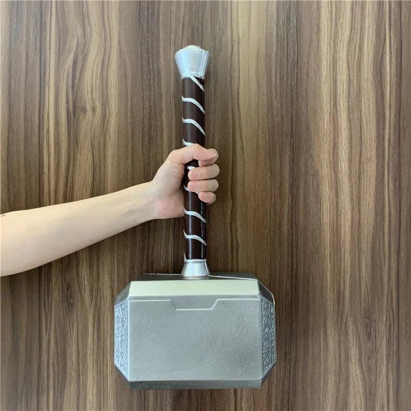 44cm Thor's Hammer Cosplay 1:1 Thunder Hammer Weapons Model Kids Gift Avengers Superhero Role Playing Captain America Iron Man - NTKSTORE