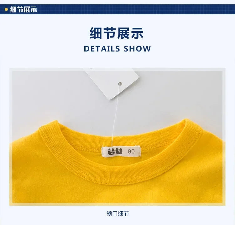 Children's Clothing Summer Edition Children's Clothing Boys T-shirt Summer Baby Short sleeved Sweatshirt - NTKSTORE