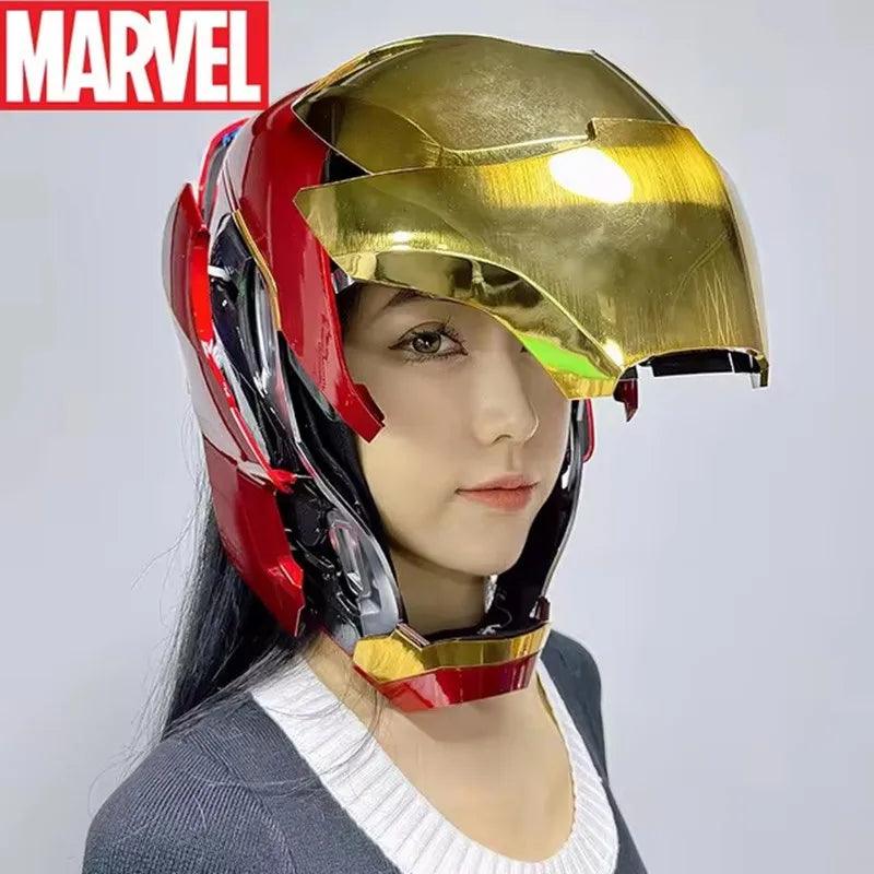 Iron Man 1:1 Mk50 Mk5 Helmet Voice Control Eyes With Light Avengers Electric Model Toys For Adult Technology Wearable Xmas Gift - NTKSTORE