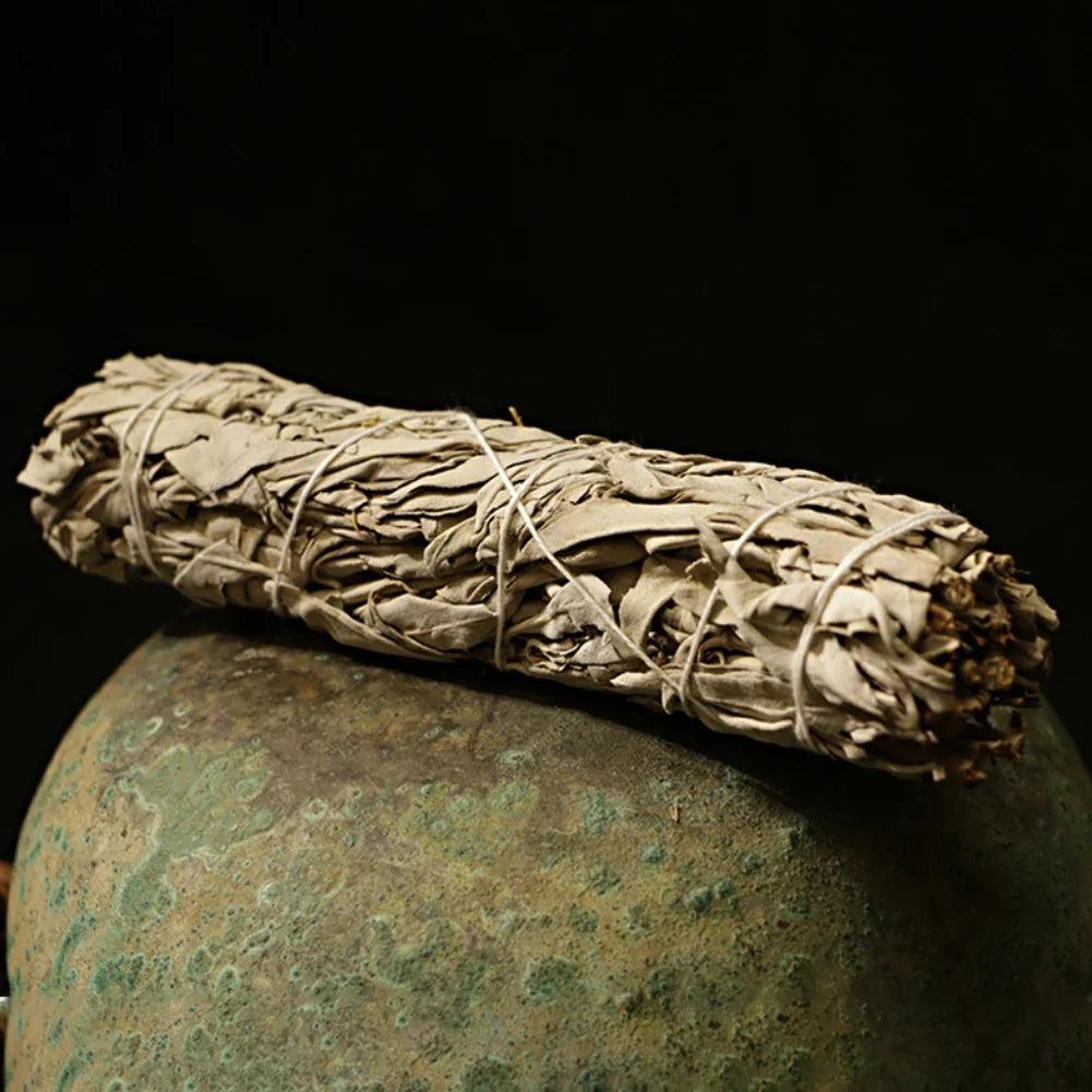 Natural White Sage Bundles Smudge Sticks Indoor Purification Smoking Aroma Leaf Bundle Sage Smudge Sticks for Home Cleansing - NTKSTORE