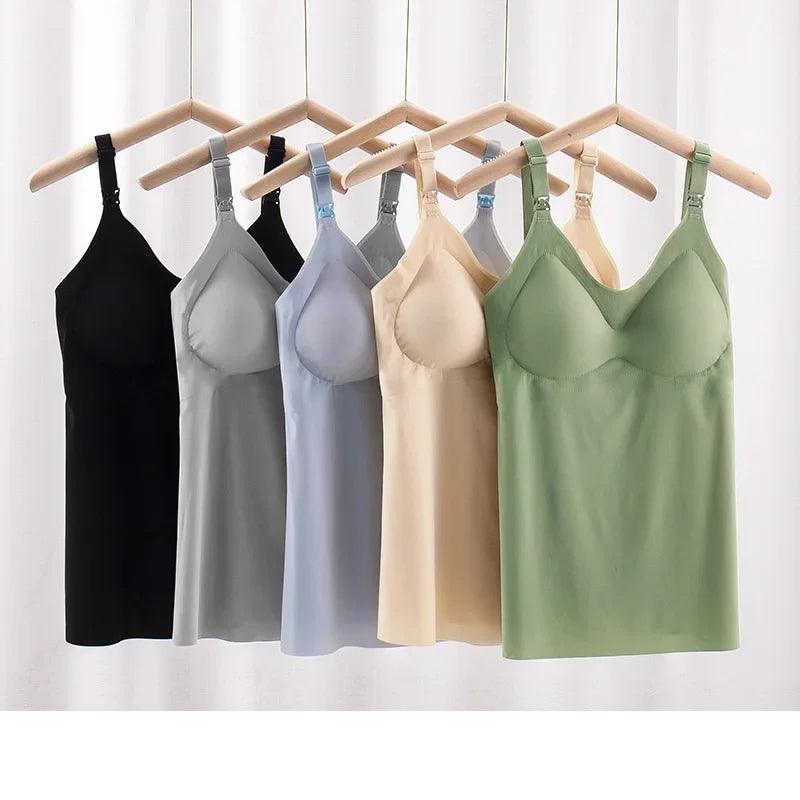 pregnant women's top nursing Tanks & Camis breast-feeding vest maternity camis - NTKSTORE