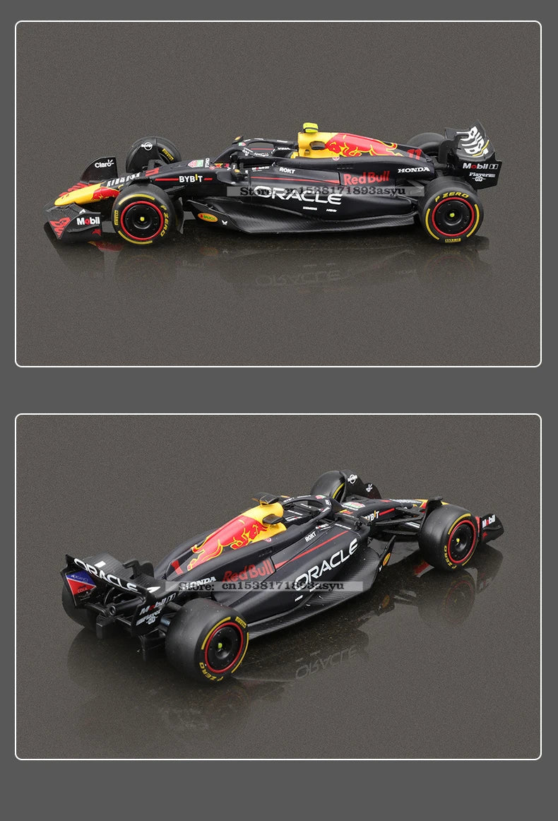 Bburago 1:43 F1 Red Bull Racing TAG Heuer RB20 2024 #1 Verstappen #11 Perez Alloy Car Die Cast Model Toy Collectible SF24