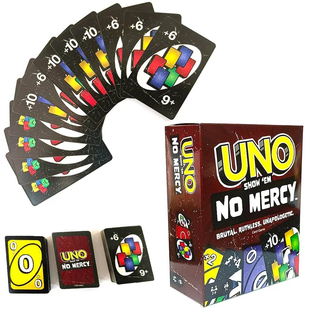 Uno No mercy Game Board Games UNO Cards Table Family Party Entertainment UNO Games Card Toys Children Birthday Christmas - NTKSTORE