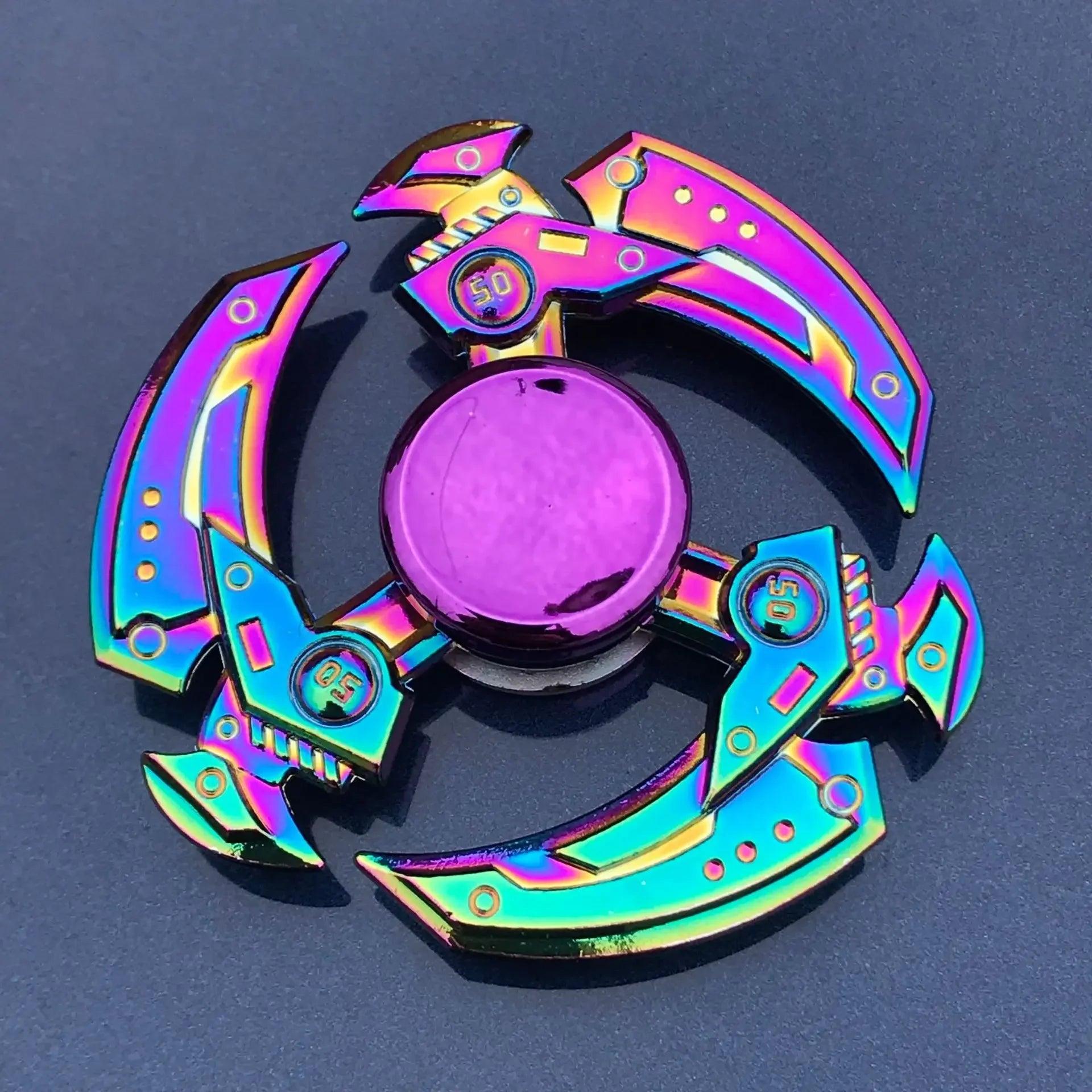 Metal Rainbow Fidget Spinner EDC Hand Spinner Anti-Anxiety Toy for Spinners Focus Relief Stress ADHD Finger Spinner Kids Toys - NTKSTORE