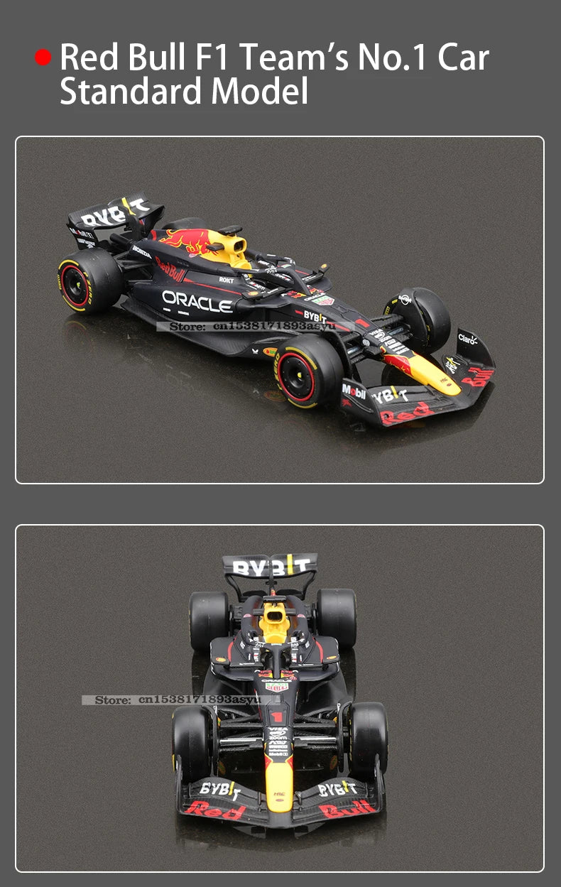Bburago 1:43 F1 Red Bull Racing TAG Heuer RB20 2024 #1 Verstappen #11 Perez Alloy Car Die Cast Model Toy Collectible SF24