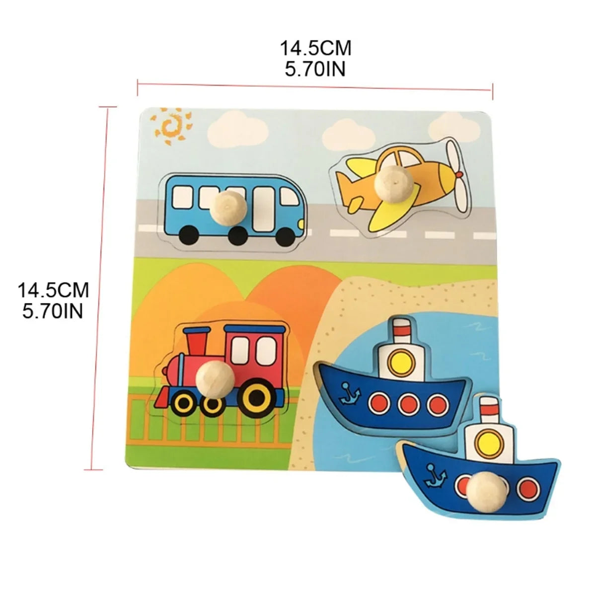 Montessori Baby Puzzle Educational Toys For Children Baby Game Puzzle Board Jigsaw Child Puzzle Wooden Puzzles For Kids 2 3 Year