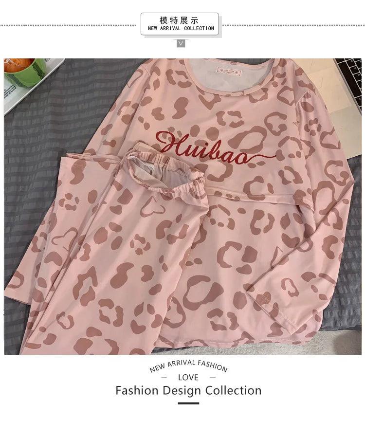 New Monthly Clothing 2-Piece Spring And Autumn Maternity Pajamas Summer Breastfeeding Suit Breastfeeding Pajamas Homewear - NTKSTORE