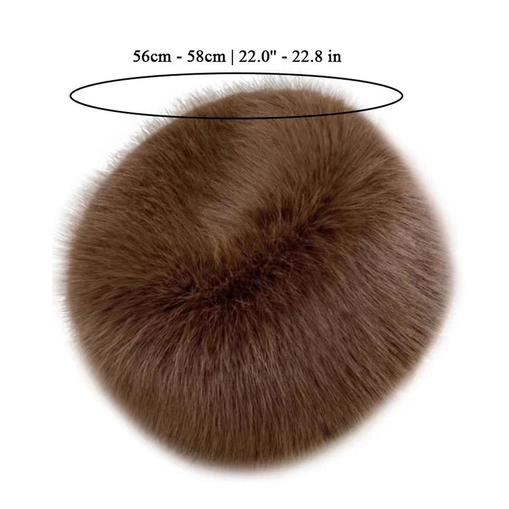 Korean Fashion Hat Women's Winter Snow Ski Cap Thick Warm Imitation Fur Bucket Hat Fisherman's Hat Mink Fur Ladies Mongolia Cap - NTKSTORE