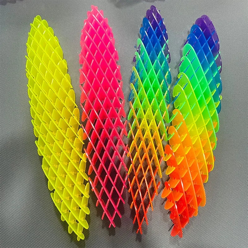 DIY Mesh Stretchable ElasticMesh New Unique Puzzle Release and Decompression Deformation Worm Popit Elastic Mesh Toy - NTKSTORE