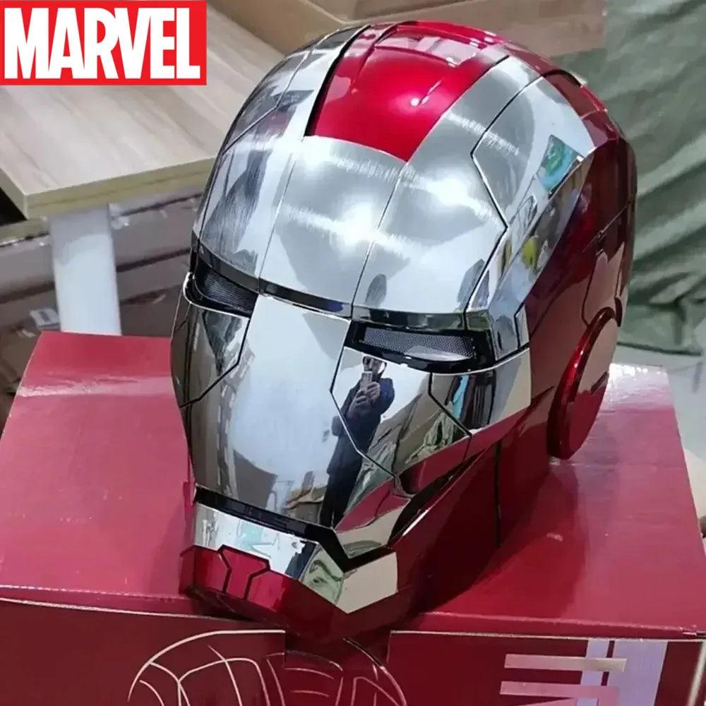 Iron Man 1:1 Mk50 Mk5 Helmet Voice Control Eyes With Light Avengers Electric Model Toys For Adult Technology Wearable Xmas Gift - NTKSTORE