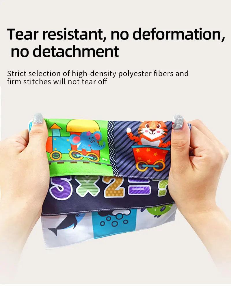 Baby Tissue Box Montessori Educational Toys Colorful Soft Sensory Toy For Toddler Finger Exercise Pumping Silk Scarf Gifts 0-18M - NTKSTORE
