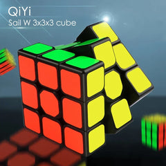 [Picube] QiYi Sailing W 3x3x3 QiHang W Speed Magic Cube Black Professional 3x3 Cube Puzzle Educational Toys For Kids Gift - NTKSTORE