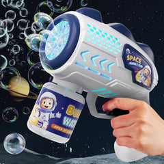 Astronaut Electric Bubble Gun Kids Toy Bubbles Machine Automatic Soap Blower with Light Summer Outdoor Party Games Children Gift - NTKSTORE