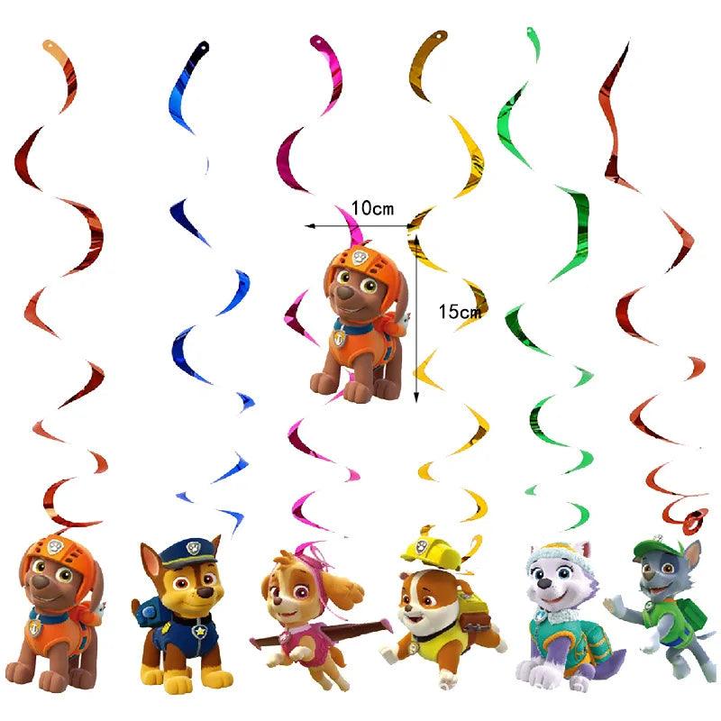 PAW Patrol Birthday Party Decorations Latex Aluminum Foil Balloons Disposable Tableware Kids Event Supplies Chase Marshall Skye - NTKSTORE