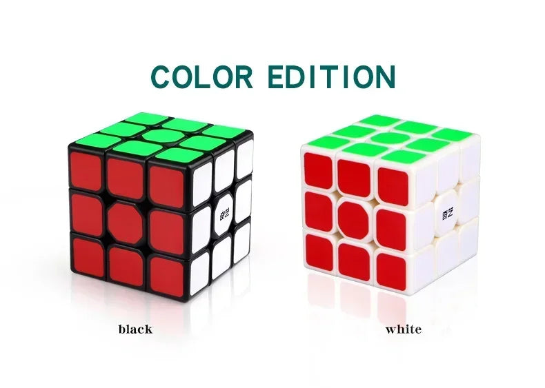 [Picube] QiYi Sailing W 3x3x3 QiHang W Speed Magic Cube Black Professional 3x3 Cube Puzzle Educational Toys For Kids Gift - NTKSTORE