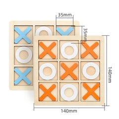 Montessori Play Game Wooden Toy Mini Chess Interaction Puzzle Training Brain Learing Early Educational Toys For Children Kids - NTKSTORE