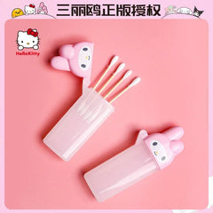 kitty mini toothpick tube kawaii anime kt cat portable travel makeup - NTKSTORE