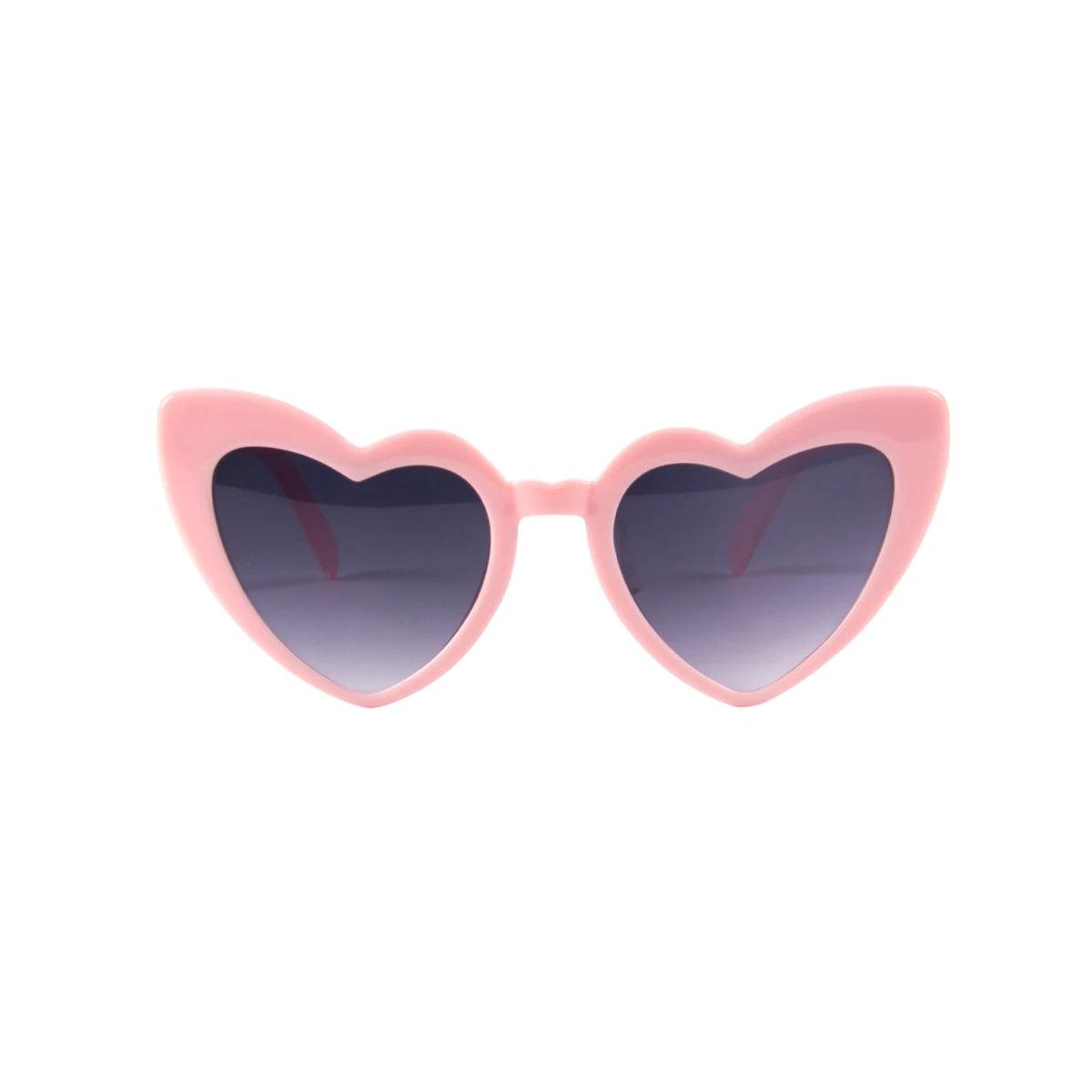 Heart Shaped Sunglasses for Women Retro Cat Eye Sunglasses Wedding Engagement Decoration Shopping Traveling Party Accessories - NTKSTORE