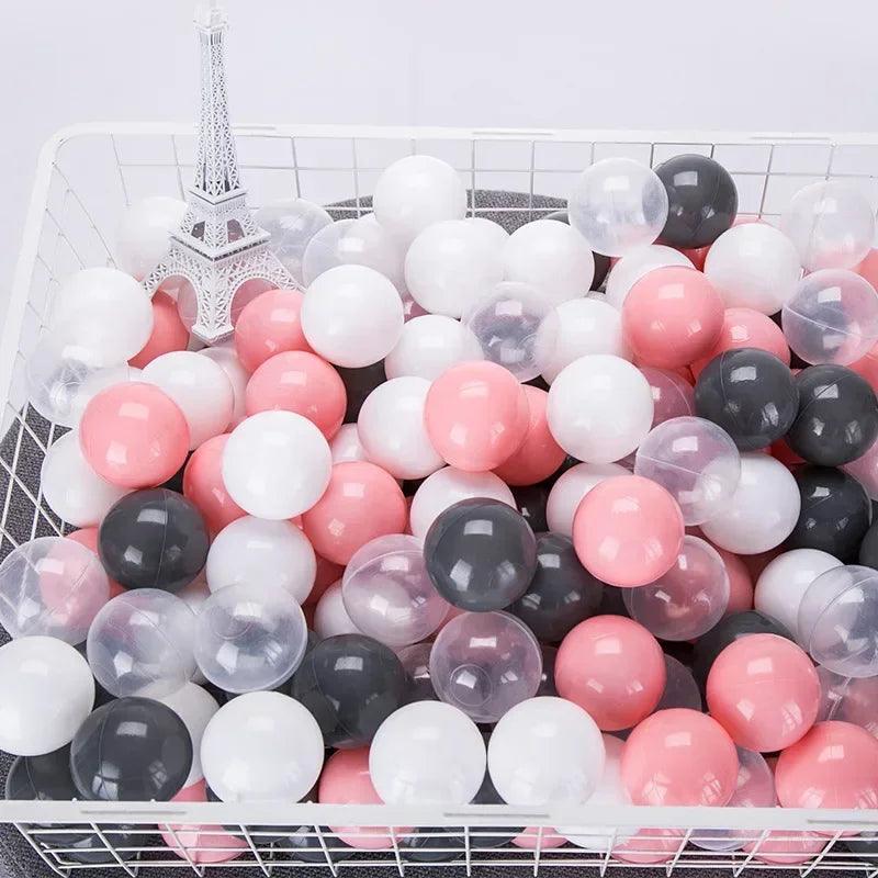 50pcs Water Pool Ocean Wave Balls Gifts Colorful Love Star - NTKSTORE