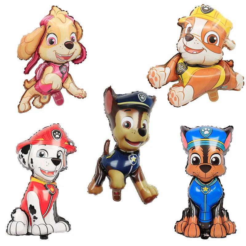 PAW Patrol Birthday Party Decorations Latex Aluminum Foil Balloons Disposable Tableware Kids Event Supplies Chase Marshall Skye - NTKSTORE