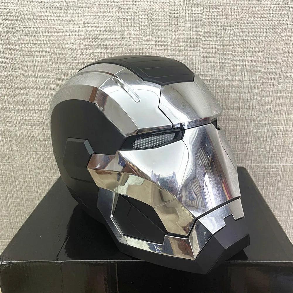 Avengers MK5 Iron Man Helmet Voice Control Helmet Electronic War Machine Open Close Jarvis Command 1:1 Cosplay IronMan Toy Gifts - NTKSTORE