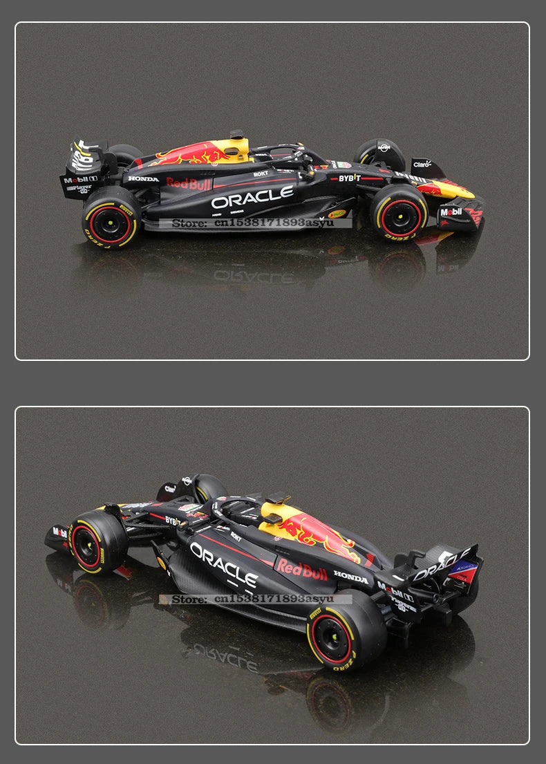 Bburago 1:43 F1 Red Bull Racing TAG Heuer RB20 2024 #1 Verstappen #11 Perez Alloy Car Die Cast Model Toy Collectible SF24