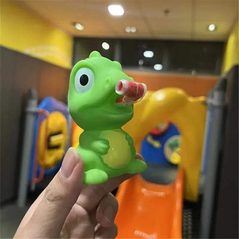 Children Creative Decompression Fidget Toys Pinch Frog Dinosaur Sticking Tongue Out Relieve Stress Toy Christmas Gifts For Kids - NTKSTORE