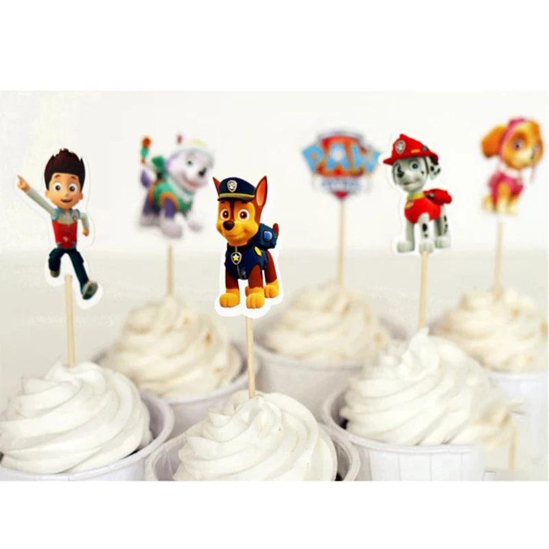 PAW Patrol Birthday Party Decorations Latex Aluminum Foil Balloons Disposable Tableware Kids Event Supplies Chase Marshall Skye - NTKSTORE