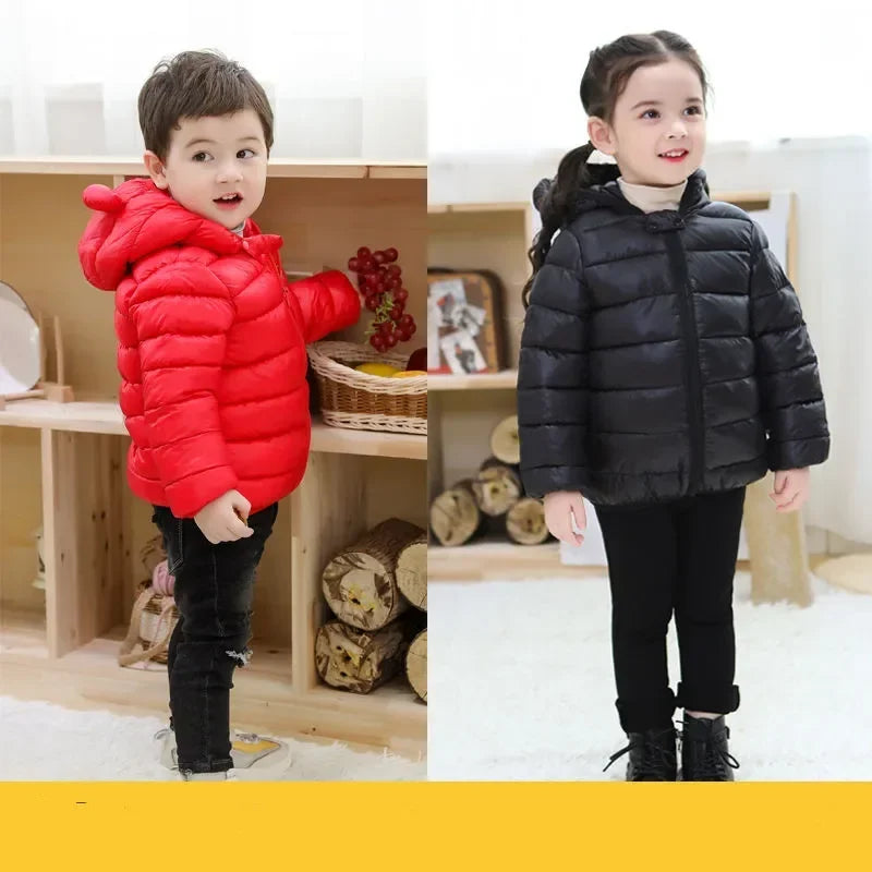 Autumn Winter Jacket For Girls Coat Kids Warm Hooded Outerwear Children Clothes Infant Girls Coat 2024 Baby Girls Jacket Spring - NTKSTORE