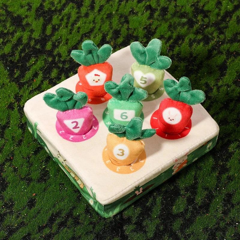 Baby Tissue Box Pull Out Radish Toys Carrot Harvest Toddler Fine Motor Skills Montessori Early Learning Educational Games Toys - NTKSTORE