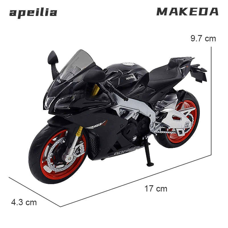 1/12 BMW S1000RR Alloy Diecast Motorcycle Model Toy Collection Hobbies Shork-Absorber Off Road Autocycle Toys Car Kid Gifts