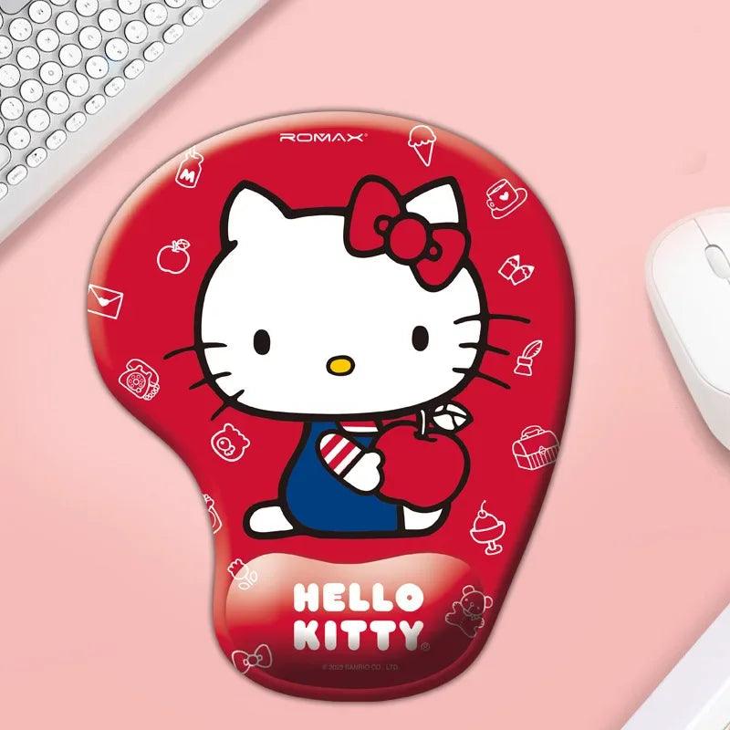 Sanrio Hello Kitty Cute Mouse Pad with Wrist Protection Ergonomic Gaming Desktop Mouse Pad For Mouse Pc Laptop - NTKSTORE