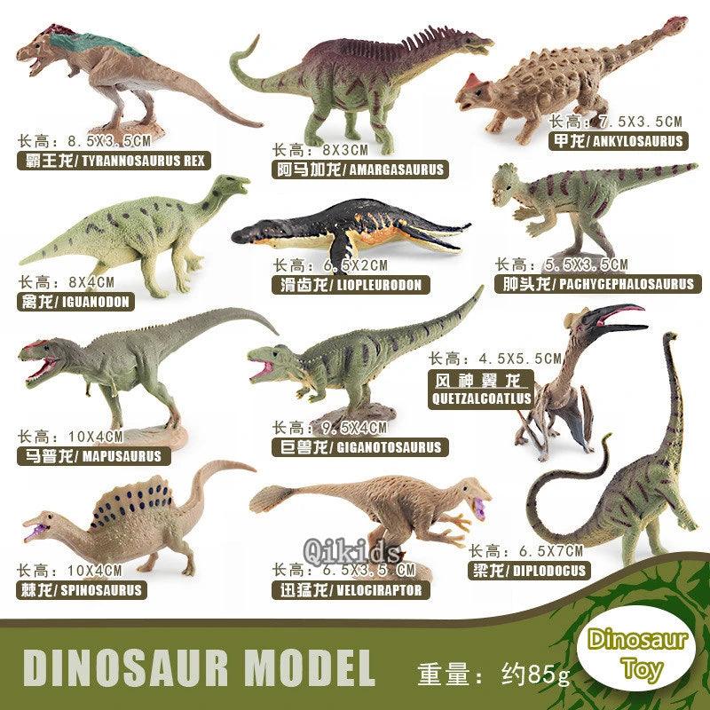 12Pcs/Set Dinosaur Educational Figurine - NTKSTORE