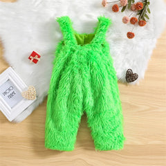 2023-08-04 Lioraitiin 6M-4Y Newborn Baby Boys Girls Christmas Outfits Long Sleeve Christmas Costume Novelty Xmas Furry Outfits - NTKSTORE