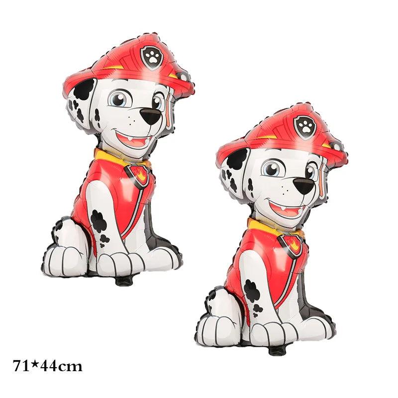 PAW Patrol Birthday Party Decorations Latex Aluminum Foil Balloons Disposable Tableware Kids Event Supplies Chase Marshall Skye - NTKSTORE