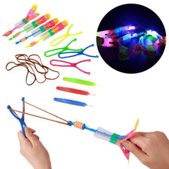 Slingshot Light LED Flying Toys pour garçons et filles, batterie 62, jeu de plein air, hélicoptère, meilleurs cadeaux - NTKSTORE