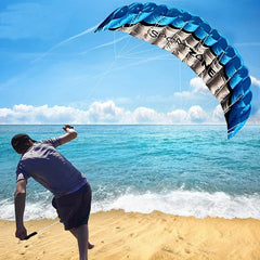 High Quality 2.5m Dual Line 4 Colors Parafoil Parachute Sports Beach Kite Easy to Fly Factory Outlet - NTKSTORE