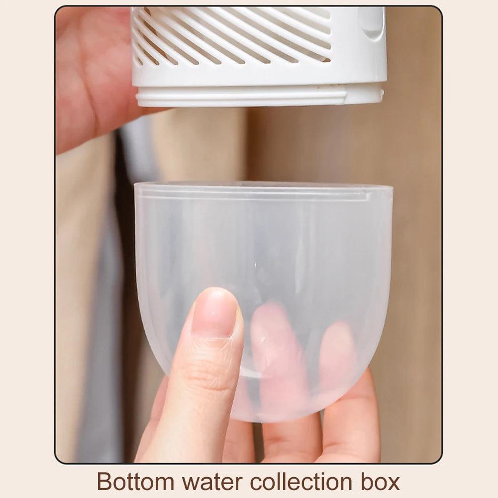 Clothes Dehumidification Box Reusable Hanging Dehumidifier Packs Anti-Mold with Water Collector&Hook for Wardrobe Closet Cabinet - NTKSTORE