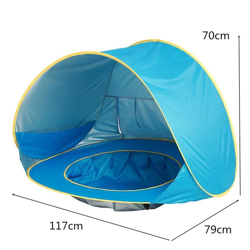 Baby Beach Tent Shade Pool UV Protection Sun Shelter Infant Outdoor Toys Swimming Pool Play House Tent Toys for Kids Children - NTKSTORE