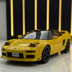 1:32 Honda NSX Coupe Alloy Miniature Car Diecast Metal Scale Car Model Sound＆Light Collection Childrens Toy Car Vehicles Gifts