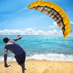 High Quality 2.5m Dual Line 4 Colors Parafoil Parachute Sports Beach Kite Easy to Fly Factory Outlet - NTKSTORE