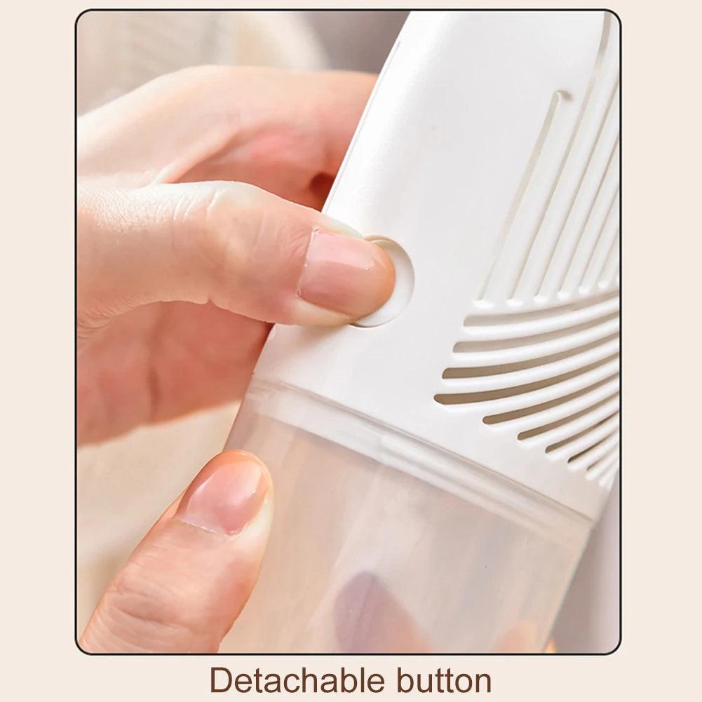 Clothes Dehumidification Box Reusable Hanging Dehumidifier Packs Anti-Mold with Water Collector&Hook for Wardrobe Closet Cabinet - NTKSTORE